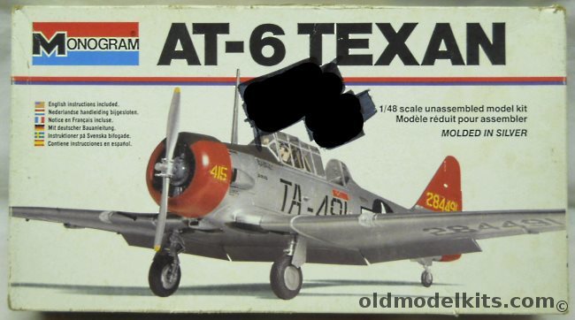 Monogram 1/48 AT-6 Texan - White Box Issue, 5306 plastic model kit